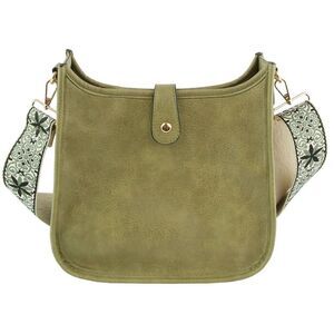 Green Fashion Hobo Bucket Purses for Women Shoulder Bags with Guitar Strap